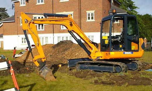 cheap digger hire