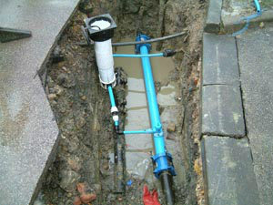 water mains pipe replacement